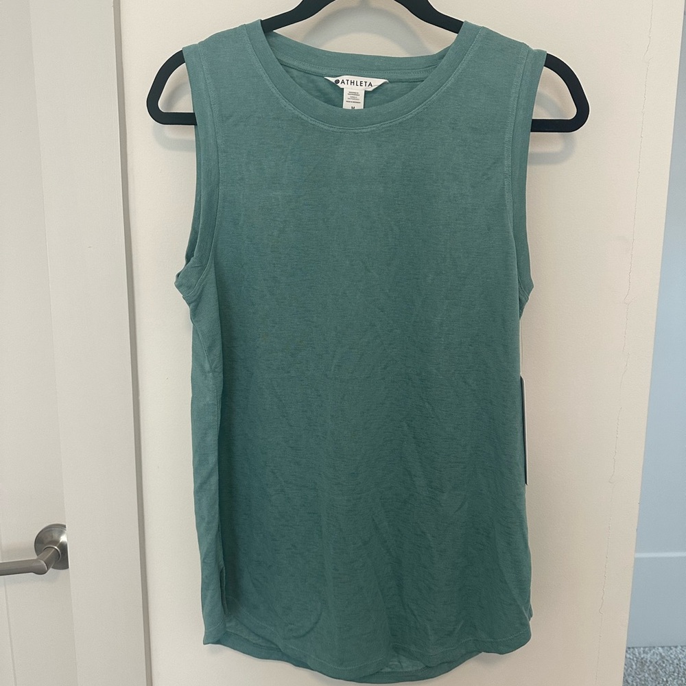 Athleta Breezy Tank Seafoam